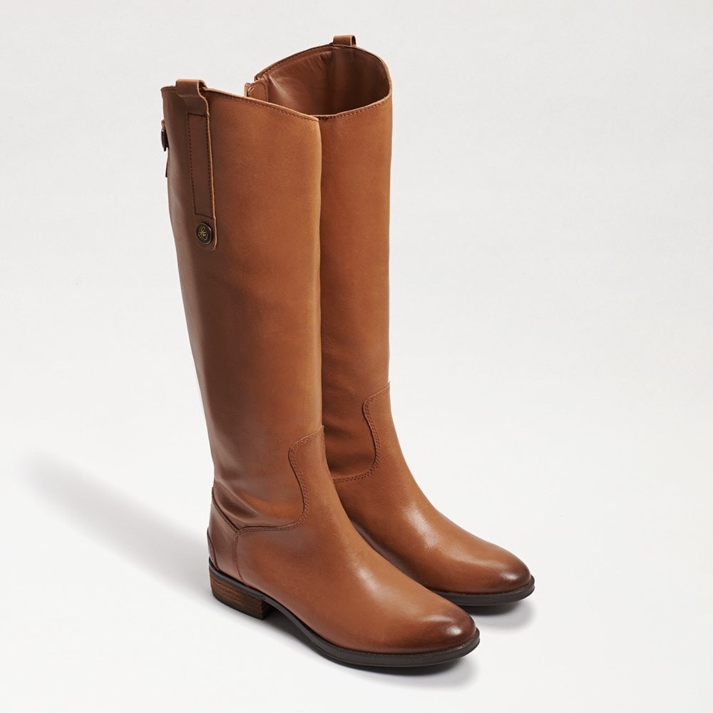 Sam Edelman Tan Over the Knee Boots with Sleek Design